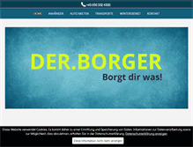 Tablet Screenshot of derborger.at